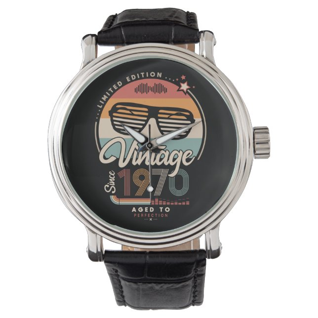 Vintage since 1970 watch (Front)