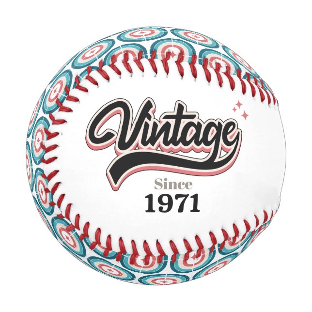 Vintage since - 1971 baseball (Front Left)