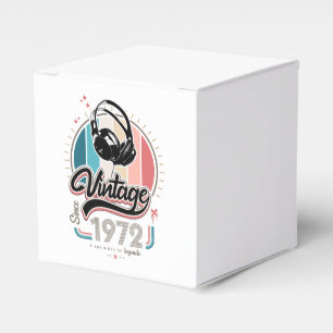 Vintage since 1972 headphones favour box