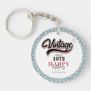 Vintage since - 1972 key ring