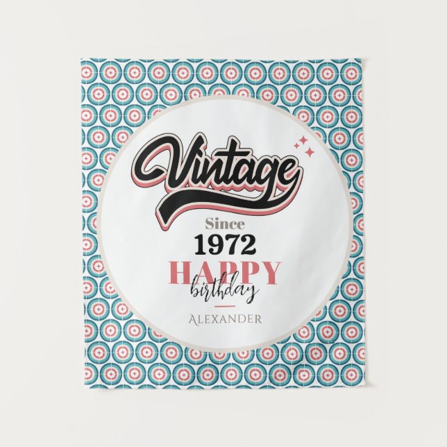 Vintage since - 1972 tapestry (Front)