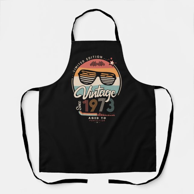Vintage since 1973 apron (Front)