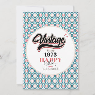 Vintage since - 1973 holiday card