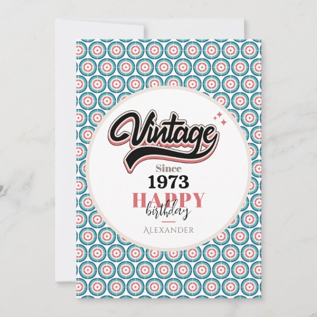 Vintage since - 1973 holiday card (Front)