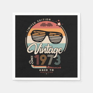 Vintage since 1973 napkin