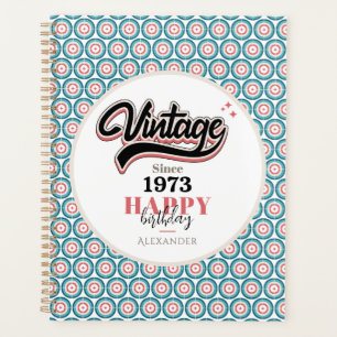 Vintage since - 1973 planner