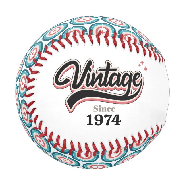 Vintage since - 1974 baseball (Front Left)