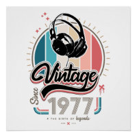 Vintage since 1977 headphones