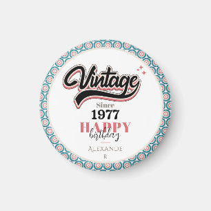 Vintage since - 1977 magnet