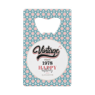 Vintage since - 1978