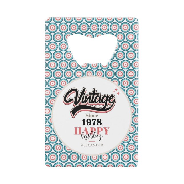 Vintage since - 1978 (Front)