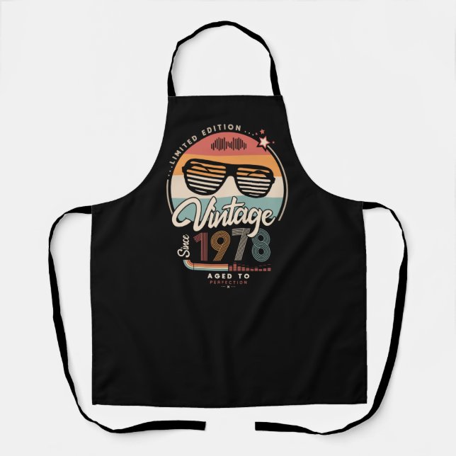 Vintage since 1978 apron (Front)