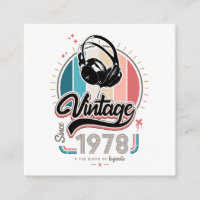 Vintage since 1978 headphones