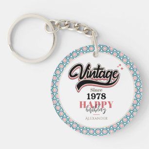 Vintage since - 1978 key ring