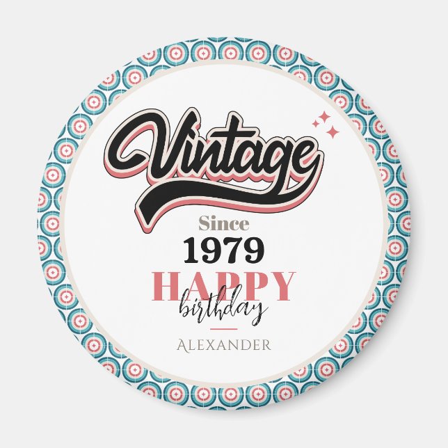 Vintage since - 1979 magnet (Front)