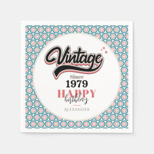 Vintage since - 1979 napkin