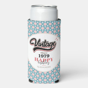 Vintage since - 1979 seltzer can cooler