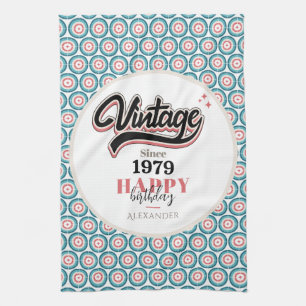 Vintage since - 1979 tea towel