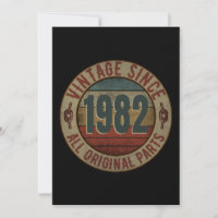 VINTAGE SINCE 1982 ALL ORIGINAL PARTS