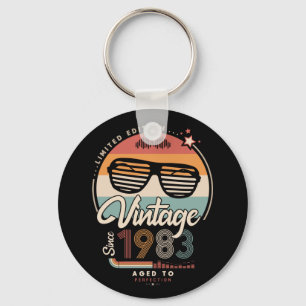 Vintage since 1983 key ring