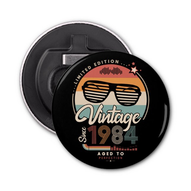 Vintage since 1984 bottle opener (Front)