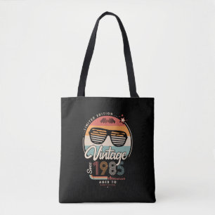 Vintage since 1985 tote bag