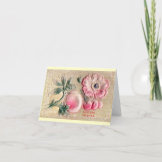 Vintage Sincere Wishes Thank You Card