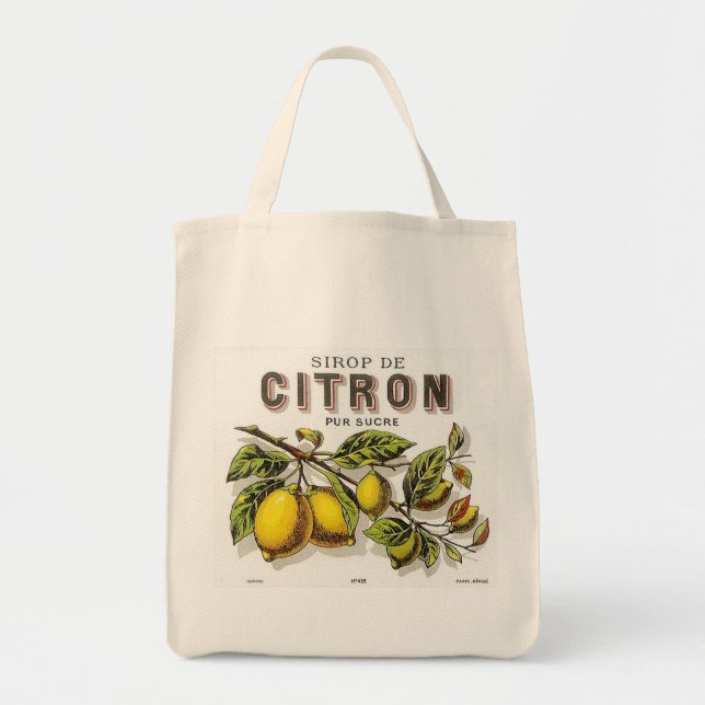 Vintage Sirop de Citron Ad - Bag (Front)