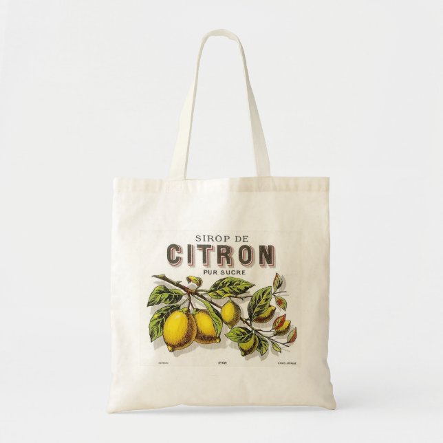 Vintage Sirop de Citron Ad - Bag (Front)