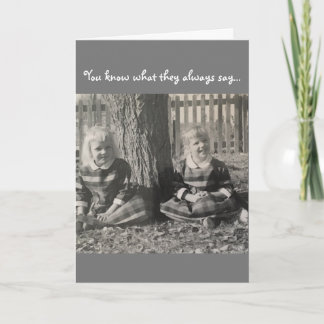 Vintage Sisters Card