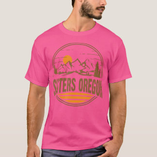 Vintage Sisters Oregon Mountain Hiking Souvenir Pr T-Shirt