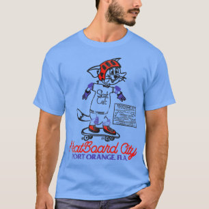 Vintage SkatBoard City Port Orange Fla Skate Park T-Shirt