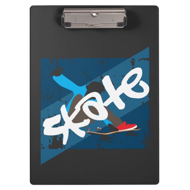 Vintage Skateboard Clipboard (Front)