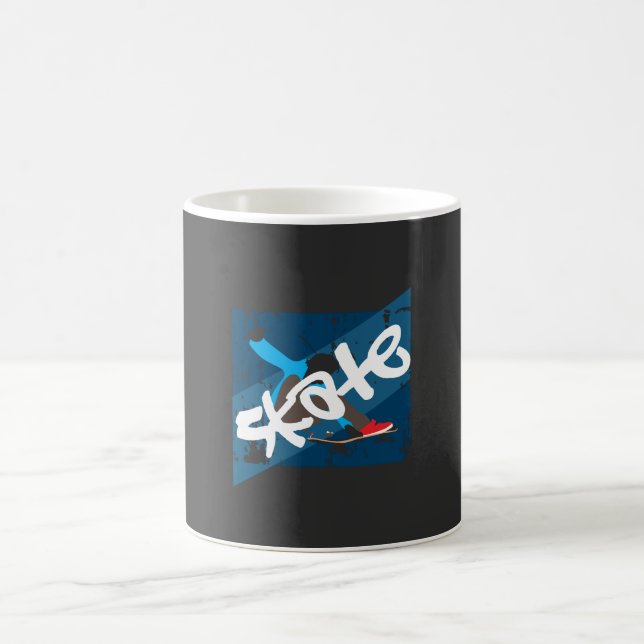 Vintage Skateboard Coffee Mug (Center)