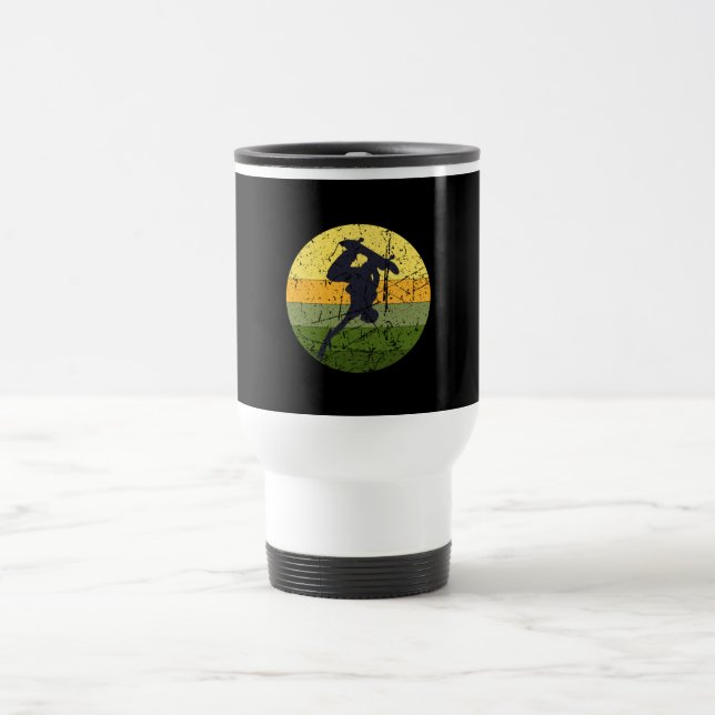 Vintage Skateboard Travel Mug (Center)