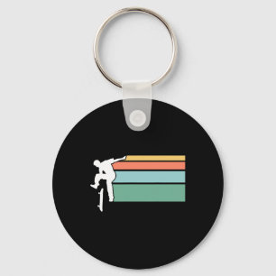 Vintage Skateboarding T Shirt  Key Ring