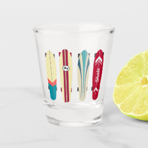 Vintage Skateboards Shot Glass