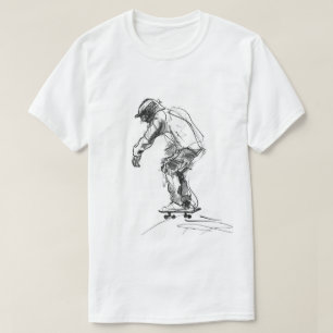 Vintage Skater in Motion T-Shirt