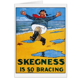Vintage Skegness Ad - Skegness is so Bracing - Man