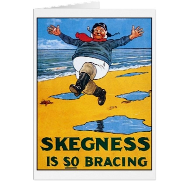 Vintage Skegness Ad - Skegness is so Bracing - Man (Front)