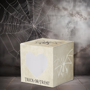 Vintage Skeletal Bat Halloween Favour Box