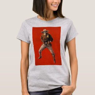 Vintage Skeleton Cowboy Women's T- Shirt