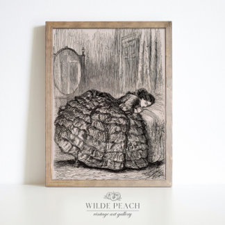 Vintage sketch drawing poster