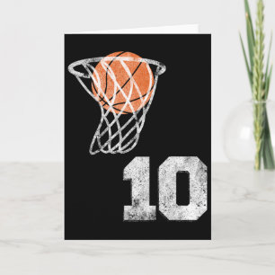 Vintage Sketll Jersey Number 10 Player Number  Card