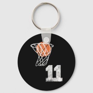 Vintage Sketll Jersey Number 11 Player Number Key Ring