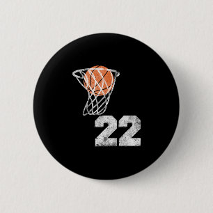 Vintage Sketll Jersey Number 22 Player Number 6 Cm Round Badge
