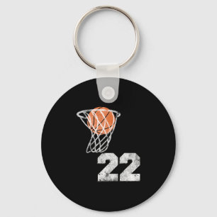 Vintage Sketll Jersey Number 22 Player Number Key Ring