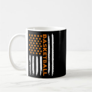 Vintage Sketll Usa Flag 4th Of July Sketll Men Boy Coffee Mug