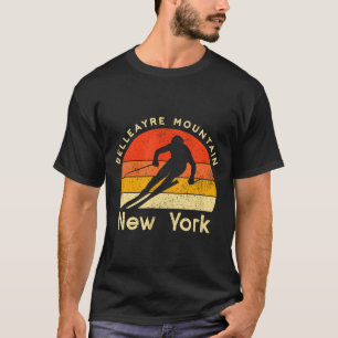 Vintage ski belleayre mountain new york mountain T-Shirt