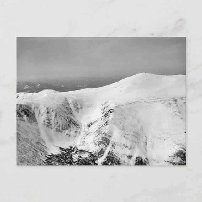 Vintage ski  image, Identifying the pistes Postcard (Front)